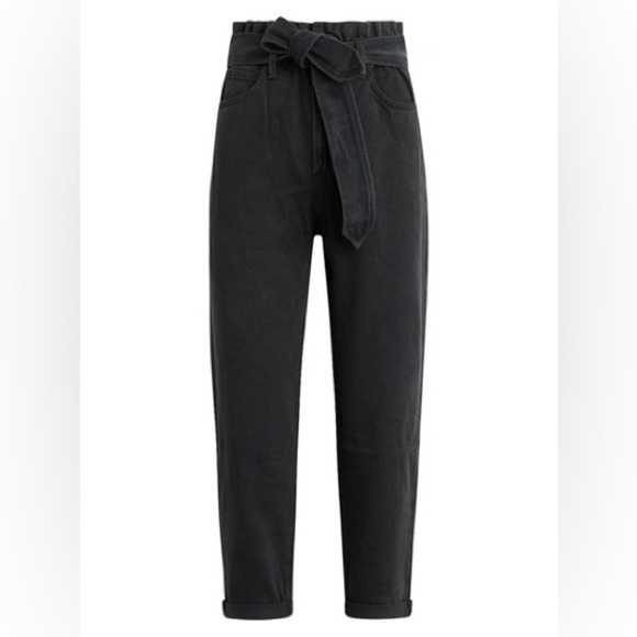 582- Joe’s Jeans NWOT Faded Black The Brinkley Paperbag High Rise Size 25